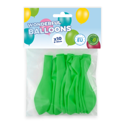 ballons verts biodegradables