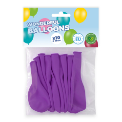 ballons violet biodegradable