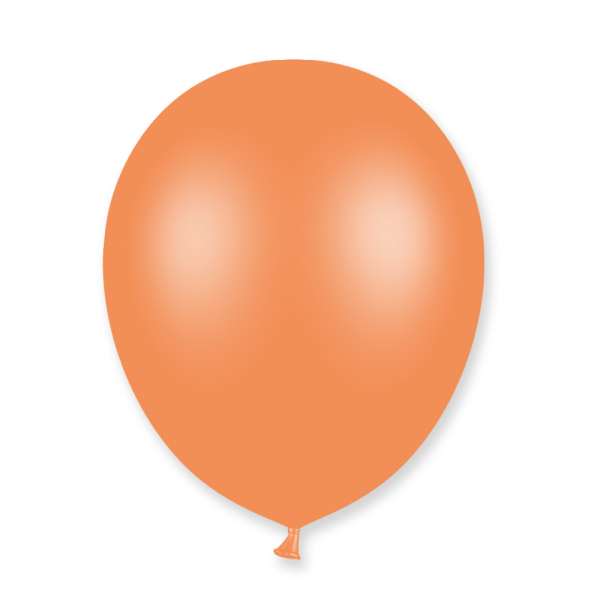 ballons biodegradables peche orange