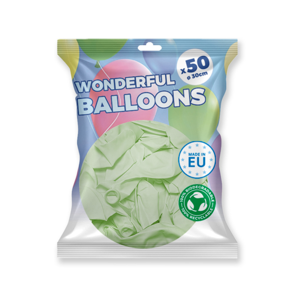 ballons biodegradable vert pack