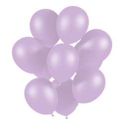 ballons violets pastel