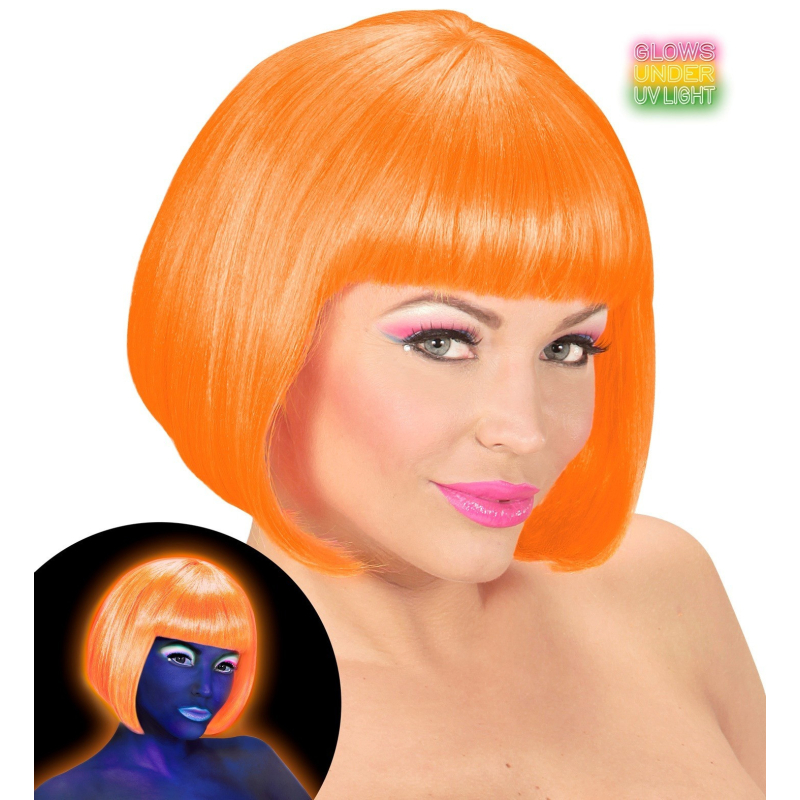 Perruque Cabaret orange