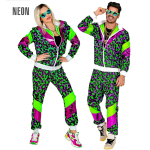 Déguisement survêtement Fluo Année 80 Party Animal Déguisement survêtement Fluo Année 80 Party Animal