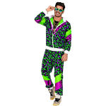 Déguisement survêtement Fluo Année 80 Party Animal Déguisement survêtement Fluo Année 80 Party Animal