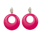 Paire de boucles d'oreilles rose néon Paire de boucles d'oreilles rose néon