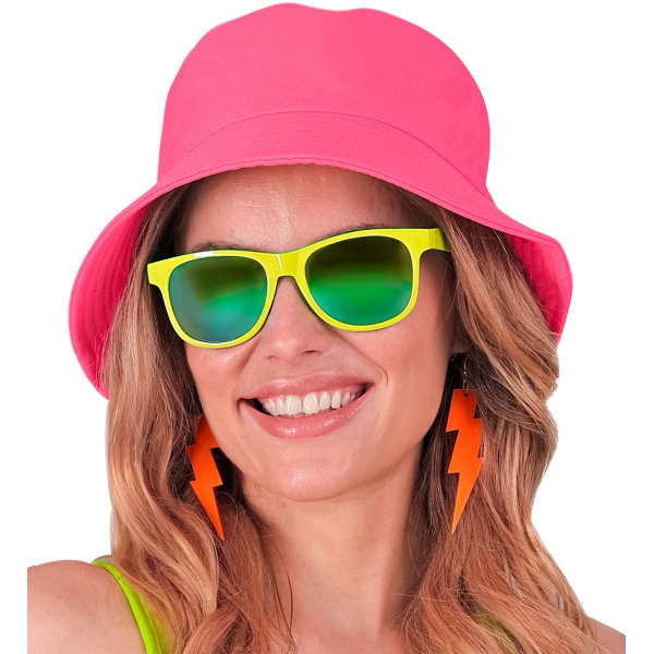 Chapeau Bob rose fluo Chapeau Bob rose fluo