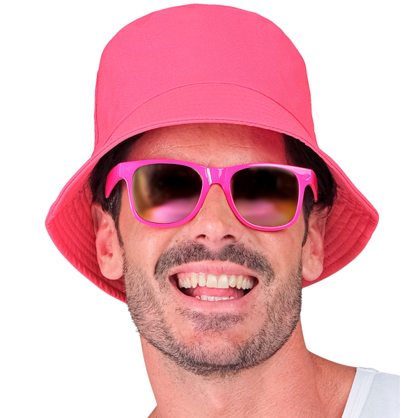 Chapeau Bob rose fluo Chapeau Bob rose fluo