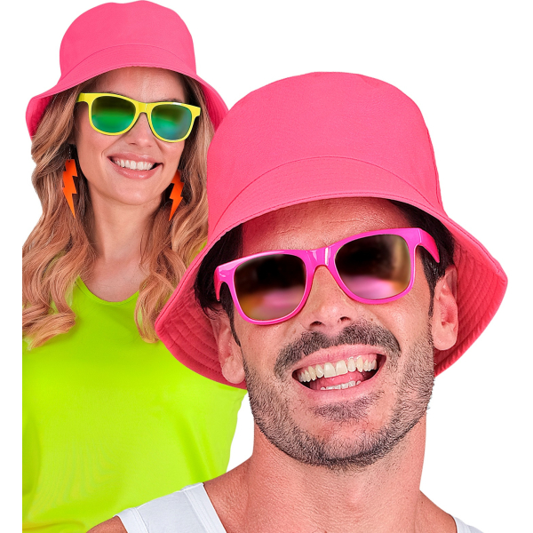 Chapeau Bob rose fluo Chapeau Bob rose fluo