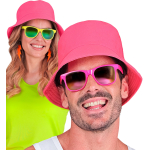 Chapeau Bob rose fluo Chapeau Bob rose fluo