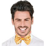 Noeud papillon paillettes dorées Noeud papillon paillettes dorées