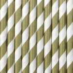 pailles papier or blanches pailles papier or blanches