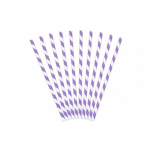 pailles raye lilas papier pailles raye lilas papier