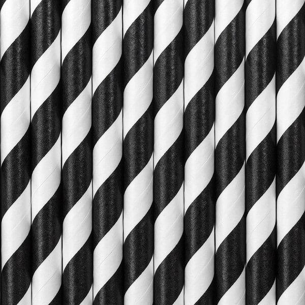 pailles rayures noires et blanches pailles rayures noires et blanches