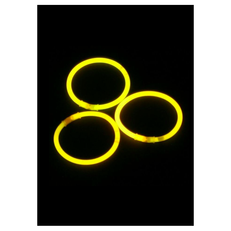 bracelet jaune lumineux