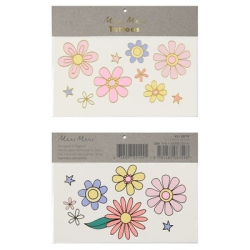 2 planches de tatouages fleurs
