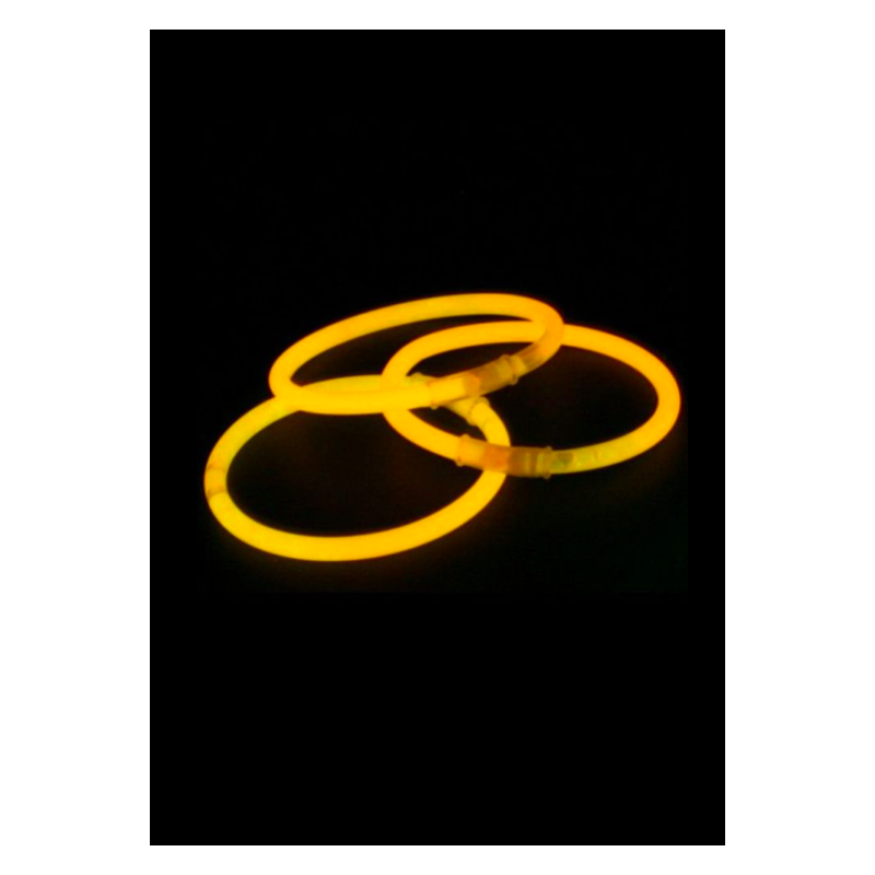 bracelet lumineux orange