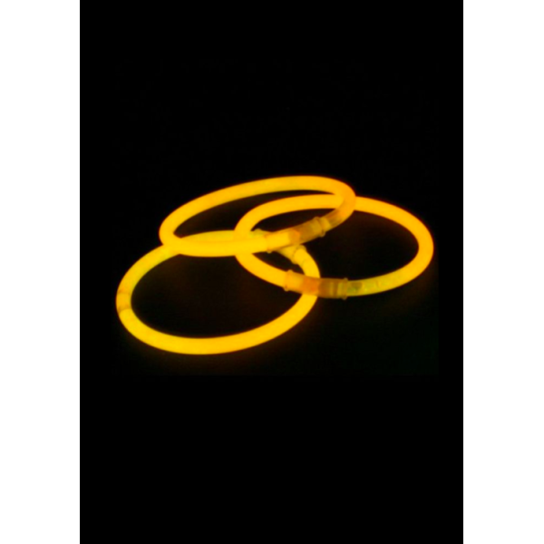 bracelet lumineux orange