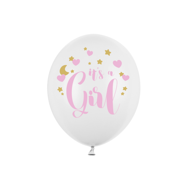 ballons baby shower fille
