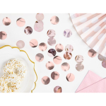 confettis table rose gold deco confettis table rose gold deco
