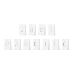 lanterne mariage just married