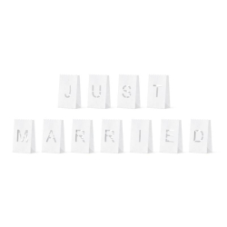 lanterne mariage just married