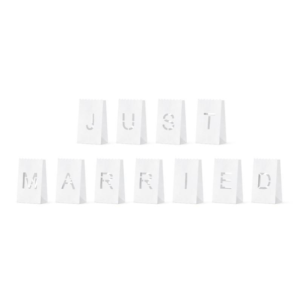 lanterne mariage just married