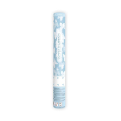 canon a confettis papillons blanc